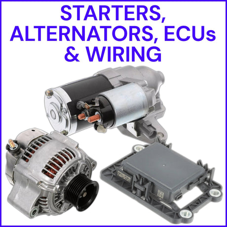STARTERS, ALTERNATORS, ECUs & WIRING